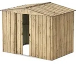 Metall Ger&auml;tehaus 262x174 Gartenhaus Schiebet&uuml;r