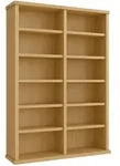 Holz CD DVD Stand Regal Schrank St&auml;nder Ronul