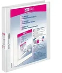 VELOFLEX Pr&auml;sentationsringbuch 2 Ringe Velodur wei&szlig; DIN A4 R&uuml;ckenbreite 2cm