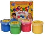 KLECKSi Basic Mini - 4 Farben in Dosen farbl. Sortiert a 150 g