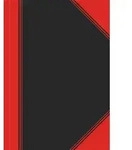 Landr&eacute; China Kladde A5 blanko 96 Blatt schwarz/rot