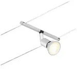 Paulmann Niedervolt-Seilsystem-Leuchte GU5.3 Chrom (matt)