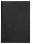 AgeBag Kladde schwarz A4-Format blanco