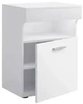 Holz Nachttisch Nachtschrank Schublade Slepal M