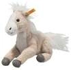 Steiff 074349 - Gola Schlenker-Pferd, liegend, beige/wei&szlig;, Pl&uuml;sch, 18 cm