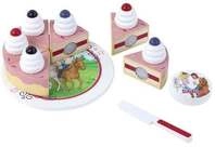 Torte Bibi und Tina zum schneiden aus Holz
