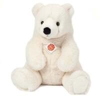 Teddy Hermann 91546 - Eisb&auml;r sitzend, Pl&uuml;schtier, 35 cm