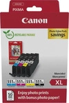 Canon CLI551XL (6443B008) Tintenpatrone Multipack 7615 Seiten