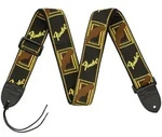 Fender Strap 2" Monogramm Black/Yellow/Brown