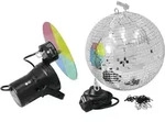 Eurolite Spiegelkugelset 30cm mit Pinspot
