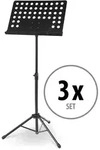 McGrey 11940 Orchesterpult Lochblech mit Notenklemmen 3x Set