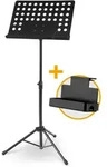 McGrey 11940 Orchesterpult Lochblech mit Notenklemmen Set inkl. Ablagebox