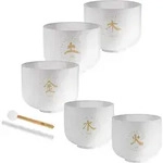 Meinl Sonic Energy TCM Crystal Singing Bowl Elemente Set