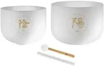 Meinl Sonic Energy TCM Crystal Singing Bowl Yin & Yang Set