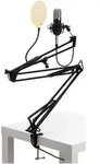 Pronomic CM-22 Radioshow Bundle inkl. Popschutz gold & Mikrofonarm