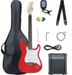 McGrey Rockit E-Gitarre ST-Komplettset Fiesta Red