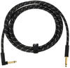 Fender Deluxe Series Cable Angled 3m Black Tweed