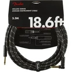 Fender Deluxe Series Cable Angled 5,5m Black Tweed