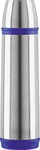 Emsa Isolierflasche "Captain" in Chrom/ Blau - 700 ml, Silber-, Damen