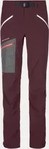ORTOVOX Softshell-Skitourenhose "Cevedale" in Bordeaux, Gr&ouml;&szlig;e L, rot, Damen