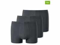 UNCOVER BY SCHIESSER 3er-Set: Boxershorts in Anthrazit - M