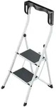 Hailo K75 ComfortLine ergonomische Stahl-Trittleiter 2 Stufen