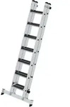 MUNK Stufen-Schiebeleiter mit nivello-Traverse 2-teilig clip-step R13 2x7 Stufen