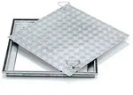 Zarges Schachtabdeckung aus Stahl mit Deckplattel 800 mm x 800 mm