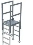 Zarges Ausstieg mit &Uuml;bergang Aluminium 800mm