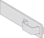 Hymer Wandhaken gerade Stahl
