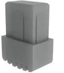 MUNK Innenschuh f&uuml;r Regalleiter 30x20mm 4 St&uuml;ck