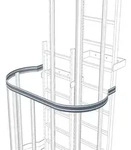 Zarges R&uuml;ckenschutzb&uuml;gel f&uuml;r versetzte Ausf&uuml;hrung Aluminium exloxiert