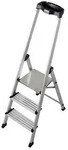 Krause Safety Stufenstehleiter mit Ablage 4 Stufen