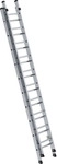 MUNK Aluminium-Schiebeleiter 2-teilig ohne Traverse 2x10 Sprossen