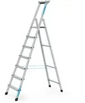 Zarges genietete Stehleiter, eloxiert XLstep S 7 Stufen