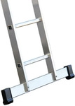 MUNK Stufenanlegeleiter mit Traverse und Ergo-Pad 16 Stufen