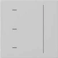 GIRA 5365015 System 3000 Touchaufsatz System 55, Grau Matt