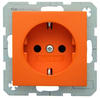 Berker 47238914 Steckdose SCHUKO mit erhöhtem Berührungsschutz, S.1/B.3/B.7, orange
