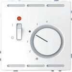 Merten Raumtemperaturregler mit Schalter und Zentralplatte, System Design, 230V,