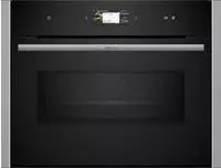 Neff C24MS31N0 N90 Kompaktbackofen mit Mikrowelle, 60 cm breit, 900 W, 45 L, TFT