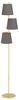 Eglo ALMEIDA 2 Stehlampe, 3x40W, E27, messing-gebürstet (99612)