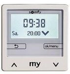 Somfy 1805284 Zeitschaltuhr Chronis Smoove IB+ wei&szlig; ohne Rahmen