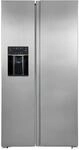 Exquisit SBS520-CF-040E Side by Side K&uuml;hlschrank, 91 cm breit, 513 L, NoFrost,