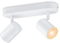 Wiz Imageo 2x einstellbarer LED Spot, 4,9W, 690lm, 2200-6500K, wei&szlig; (929002658801)