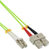 InLine® LWL Duplex Kabel, LC/SC, 50/125µm, OM5, 7,5m (88647Q)