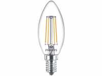 Philips 929001889759, Philips LED-Lampe in Kerzenform, E14, 4,3W, 470lm, 2700K, klar
