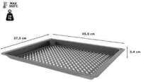 Siemens HZ629070 Air Fry & Grillblech, 34 x 455 x 375 mm, anthrazit