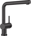Blanco Linus-S-F Einhebelmischer, Vorfenstermontage, Hochdruck, schwarz matt (527523)