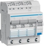 Hager ADZ313D Fehlerstrom-Leitungsschutzschalter 3X 1P+N 6kA B-13A 30mA Typ A