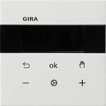 Gira 5393112 System 3000 Raumtemperaturregler Display, Fl&auml;chenschalter, reinwei&szlig;